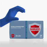 SHIRUDO Fit n Feel Nitrile Disposable Glove, Powder Free (9"/3.0g/100pcs)