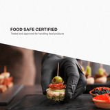 SHIRUDO 7th Sense Nitrile Disposable Glove, LD technology, Food Safe (9"/3.2g/100pcs)