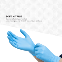 SHIRUDO CHEMAX Nitrile Disposable Glove - Blue (9"/4.2g/100 Pcs)