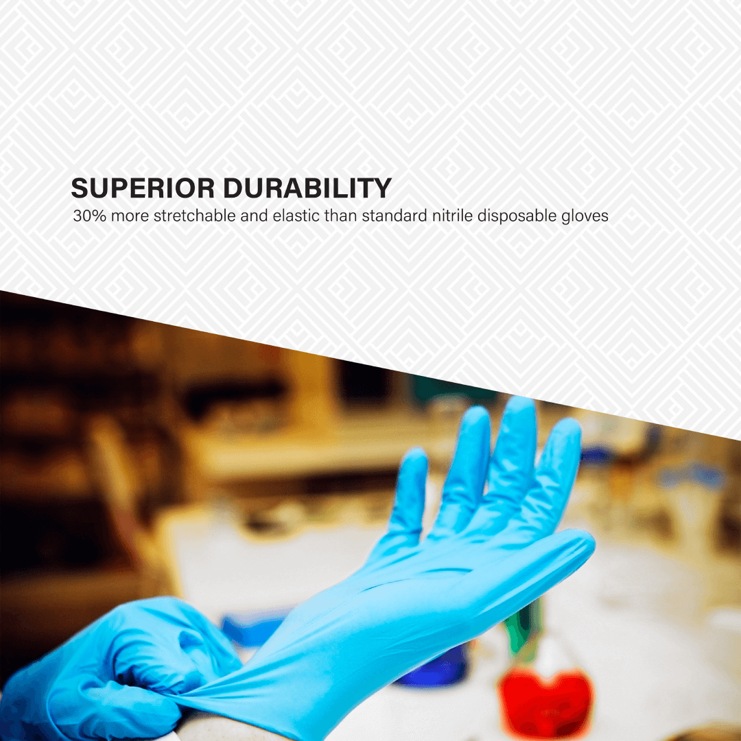 Pureshield Shirudo PureShield Natural White Latex Disposable Glove (9.5