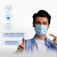 SHIRUDO 3-Ply Earloop Premium Medical Facemask [50pcs/box]