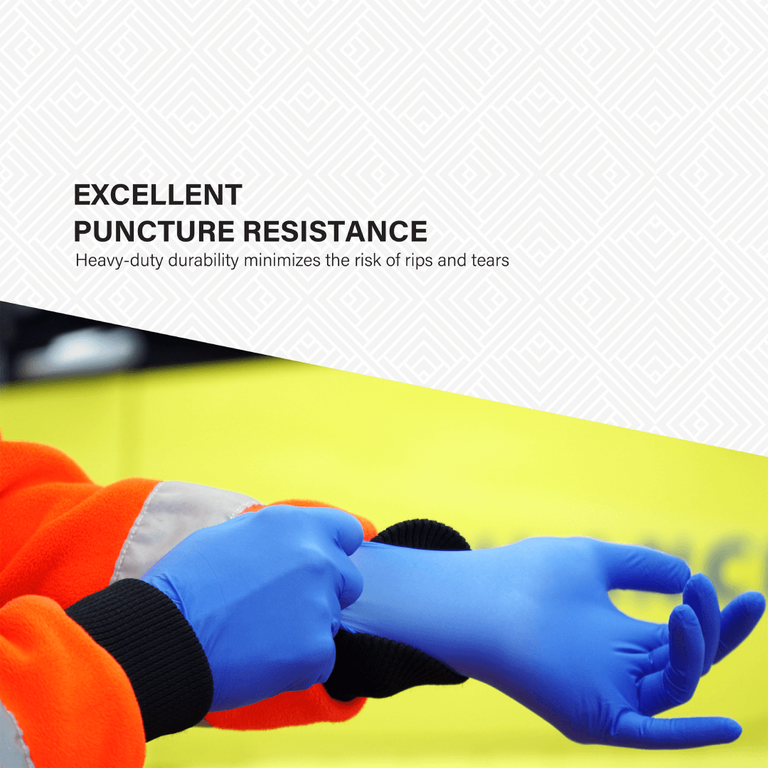 SHIRUDO HRPro High Risk Purple Nitrile Disposable Glove (12"/8.8g/50pcs)