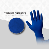 SHIRUDO HRPro High Risk Latex Disposable Glove - Blue (12"/18.5g/50 Pcs)