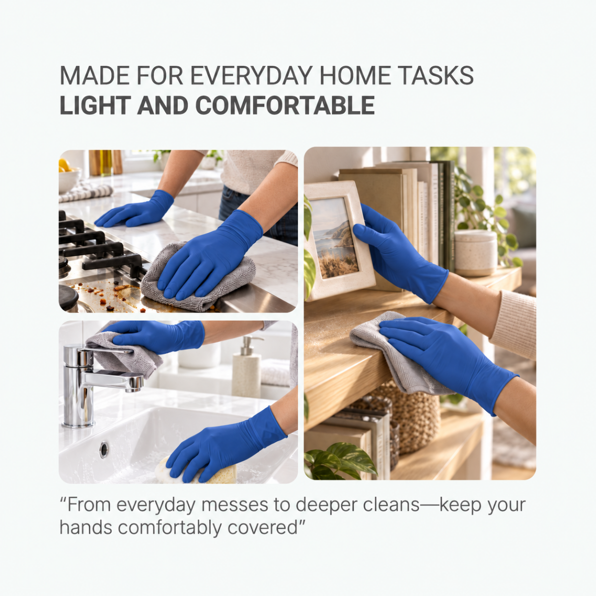 Shirudo Fit n Feel Nitrile Disposable Glove (9.5