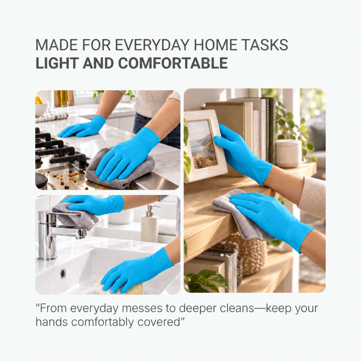 Shirudo Fit n Feel Nitrile Disposable Glove (9.5