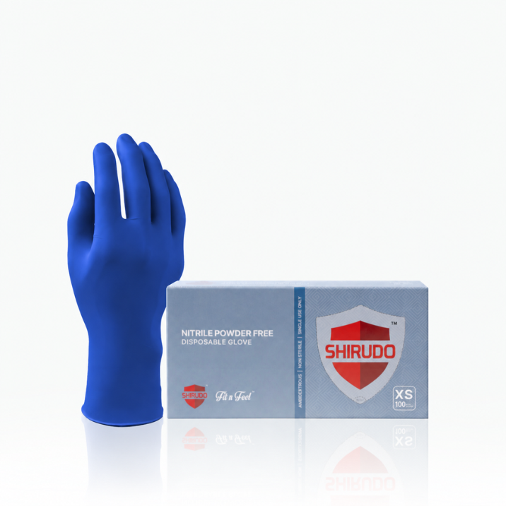 Shirudo Fit n Feel Nitrile Disposable Glove (9.5