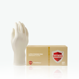 Shirudo PureShield Natural White Latex Disposable Glove (9.5"/6.0g/100pcs)