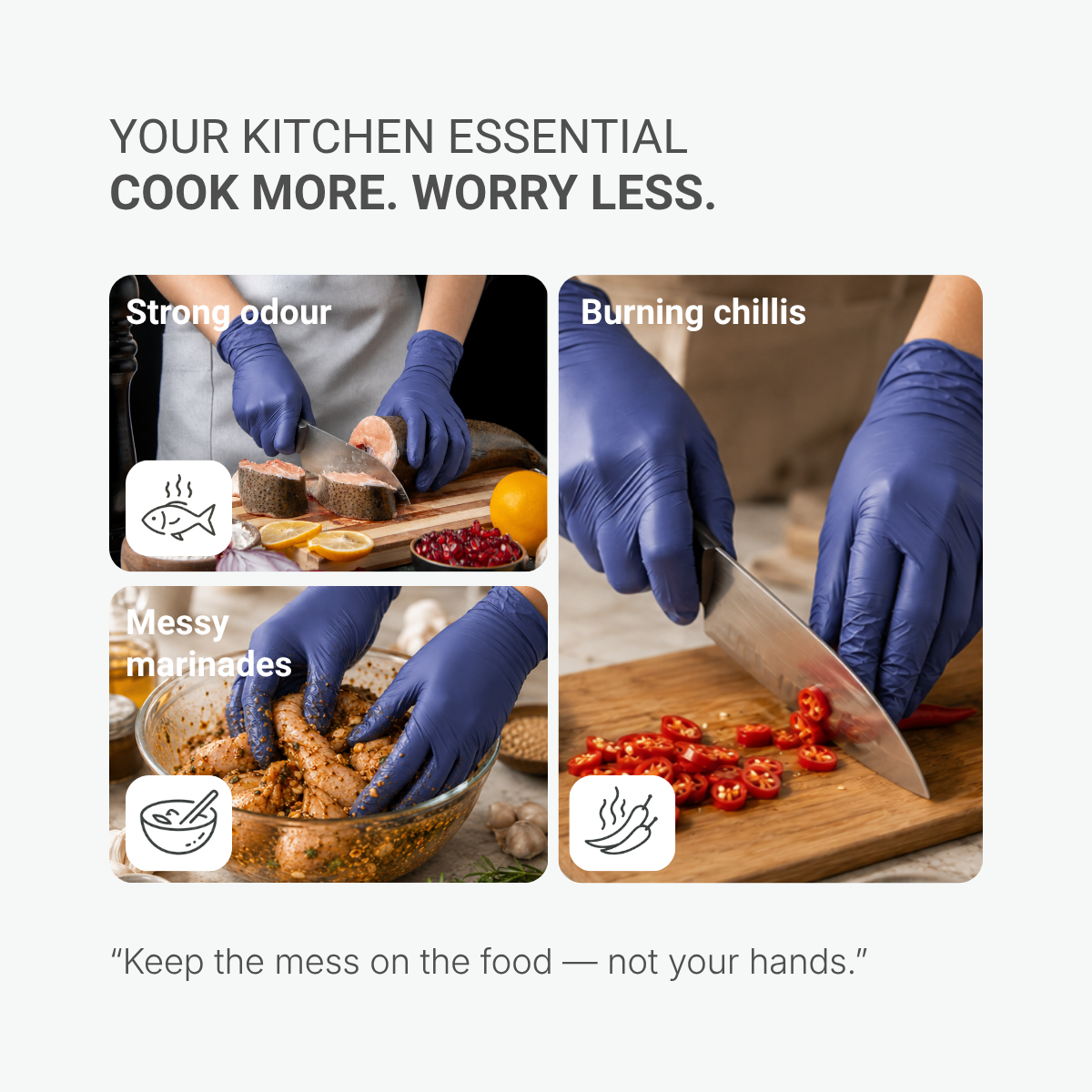 Shirudo 7th Sense Nitrile Disposable Glove, LD Technology™, Food Safe (9.5"/3.2g/100pcs)